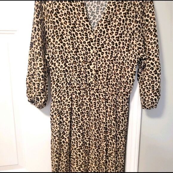 Banana Republic NWT leopard print dress C29 - Picture 3 of 8